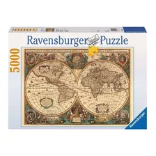 Rompecabezas Ravensburger Classic Mapamundo Histórico 17411 De 5000 Piezas