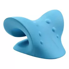 Almohada Quiropráctica Cervical Correccion De Postura Color Celeste