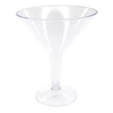Desechables: 30 Copas Martini Plástico Transparente -eventos