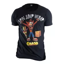 Remera Bioworld Crash Bandicoot Spin! Jump! Wump! 