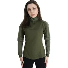 Combat Shirt Feminina Verde - Bélica