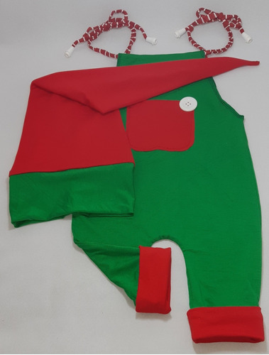 Body Newborn Menino Natal  Verde/vermelho