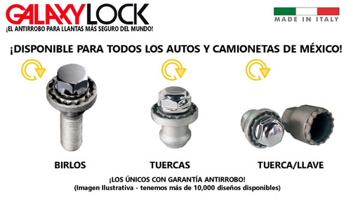 Birlos De Seguridad Subaru Forester X Galaxylock Originales Foto 6