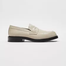 Mocasín Hombre Zara Piel Estampado