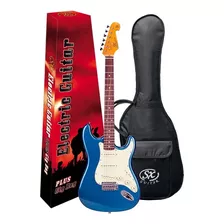 Guitarra Stratocaster Sx Sst62+ Lake Pacific Blue Bag