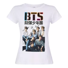 Playera Blusa Bts Inicio Grupo K Pop Japan Japones Todos Unx