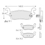 Balatas De Disco Delanteras Para Hummer Alpha H3 2010 Fag