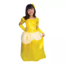 Vestido Fantasia Infantil Luxo Princesas Com Luva 