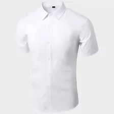  Camisa Masculina Manga Curta Gabardine