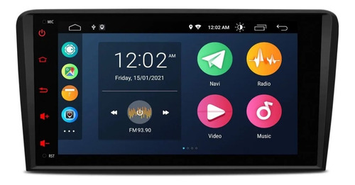 Audi A3 2003-2012 Android Carplay Radio Wifi Touch Estereo Foto 4
