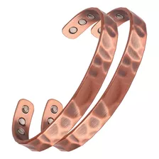 Fascio Pulsera Magnética Para Mujer, 2 Pulseras Magnéticas