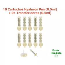 10 Seringas Cartucho Hyaluron Pen 0,5ml 