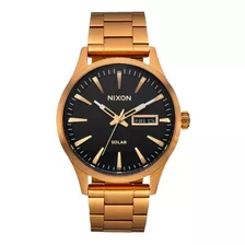 Reloj Nixon Sentry Solar Stainless Steel Gold