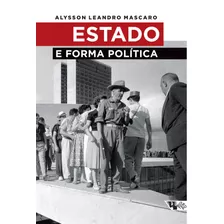 Estado E Forma Política, De Mascaro, Alysson Leandro. Editorial Jinkings Editores Associados Ltda-epp, Tapa Mole En Português, 2013