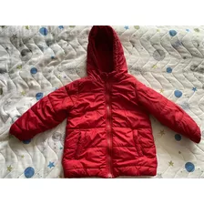 Campera Puffer Cheeky Roja De Niño Talle 3