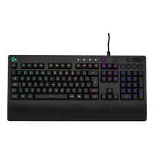 Teclado Gamer Logitech G Serie G Prodigy G213 Qwerty Português Brasil Cor Preto Com Luz Rgb