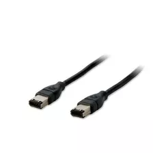 Cable Firewire Conector De 6 Pines A 6 Pines (5.9 Ft, Negro)