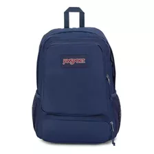 Mochila Jansport Doubleton 29l Escolar Porta Notebook Urbana Color Navy Diseño De La Tela Poliéster