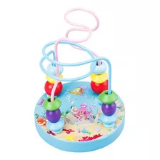 Juego Laberinto Didáctico Madera Infantil Bebe Niños Colores