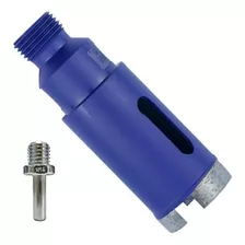 Broca Serra Copo Diamantada 32mm C/ Adaptador Para Furadeira