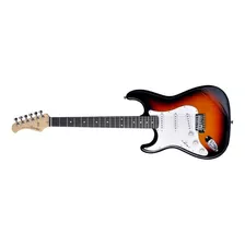 Bacchus Bst-1 R Sunburst Guitarra Electrica Zurdo Con Funda