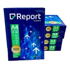 Sulfite Report A4 Branco - 500 Folhas - Kit Com 10 Resmas