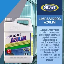 Limpa Vidros Azulim 5 Litros Galão Start Limpeza Espelho