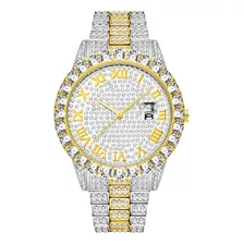Relojes De Cuarzo Con Diamantes Missfox Luxury Calendar