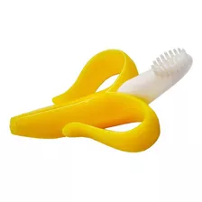 Mordedor Massageador Gengiva Bebê Escova Banana Dentinhos