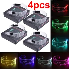 Lentes Led Brillantes Fiesta Futurista Cyberpunk