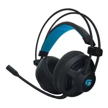 Fone De Ouvido Gamer Fortrek G Pro H2 Preto Azul Com Luz