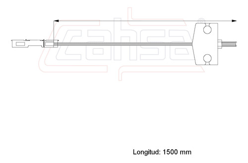 Cable Freno Intermedio Para Chevrolet Avalanche Z71 5.7 2007 Foto 2