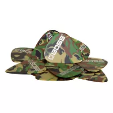 Pacote 12 Palhetas Boss Bpk-12-ch Heavy De Celulose Camo