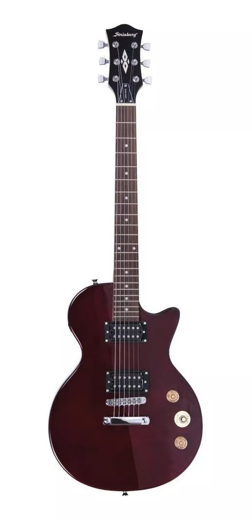 Guitarra Elétrica Strinberg Lps Series Lps200 De  Tília Transparent Red Brilhante Com Diapasão De Pau-rosa