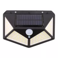 Reflector 100 Led Panel Solar Sensor Movimiento 600 Lumens 