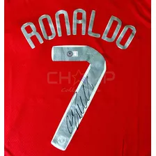 Jersey Firmado Cristiano Ronaldo Manchester United 2008 Cr7