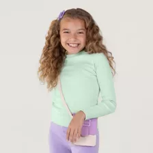 Blusa Manga Longa Infantil Menina Moda Blogueira Brandili