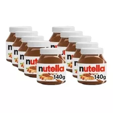 Kit C/ 10 Un Creme De Avelã Nutella Pote Com 140g