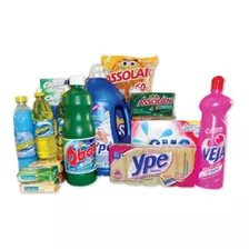 Cesta Básica Completa Kit Higiene Pessoal + Limpeza 14 Ítens