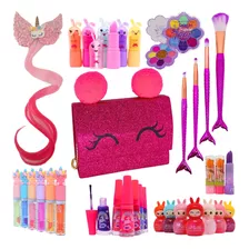 Kit Maquiagem Infantil Criança Menina + Bolsa Blogueirinha