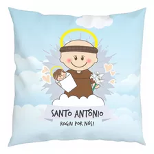 Almofada Com Enchimento Oração Santinho Santo Antonio