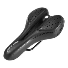 Selim Em Gel Para Bike Bicicleta Impermeável Ergonomico Mtb Cor Preto