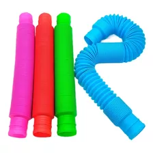 Pop Tubes Tubos Fidget Toy Sensoriales Anti Estres Gigantes