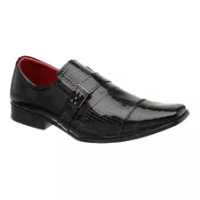 Sapato Social Masculino Veniz Exclusivo Bruxelas - Preto