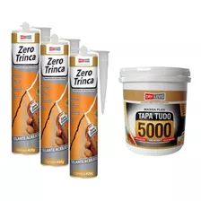 Massa Tapa Tudo 5000 90g (1) + Bisnaga 420g Zerotrinca (3)