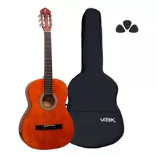 Kit Violao Aço Acustico Giannini Start S14 N Natural + Capa