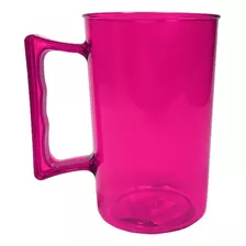 Caneca De Chopp Acrílica Lisa 350ml (20 Peças)