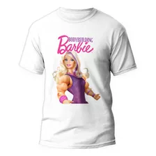 Camiseta Barbie Bodybuilder Treino Fofo Academia 1