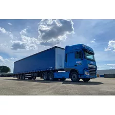 Conjunto Daf Xf 530 6x2 23/24 Sr Baú Sider 3 Eixos Facchini