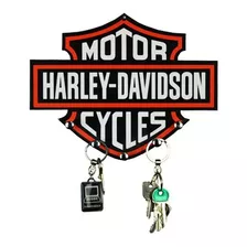 Porta Chaves Harley Davidson Retro Decor Parede 